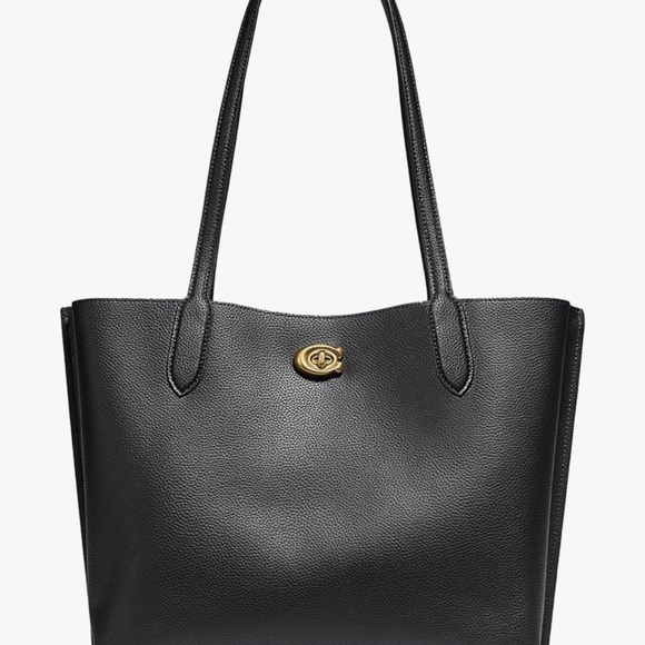 Coach Women's Polished Pebble Leather Willow Tote - Picture 1 of 1